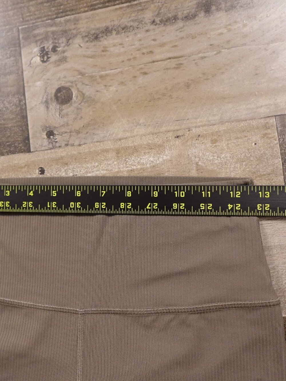 Lululemon Align Ribbed High-Rise Leggings Women’s 8 Taupe 28” Yoga - Picture 6 of 12